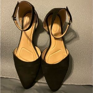 Lane Bryant Charcoal Witch Point Flats